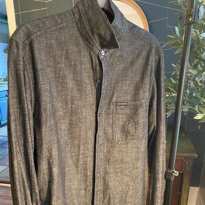 Calvin Klein denim shirt black medium men shirt